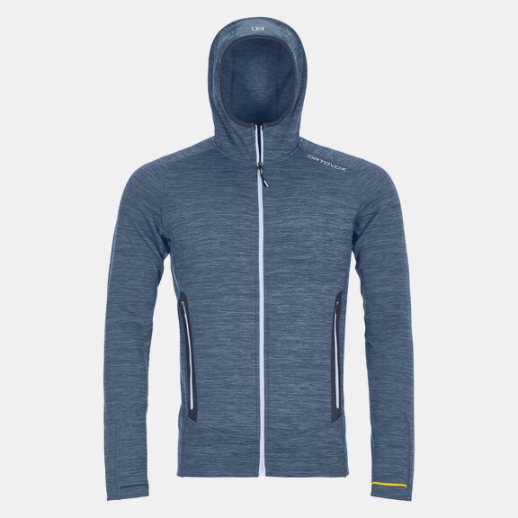 ORTOVOX FLEECE LIGHT MELANGE HOODY M Hoodies ORTOVOX